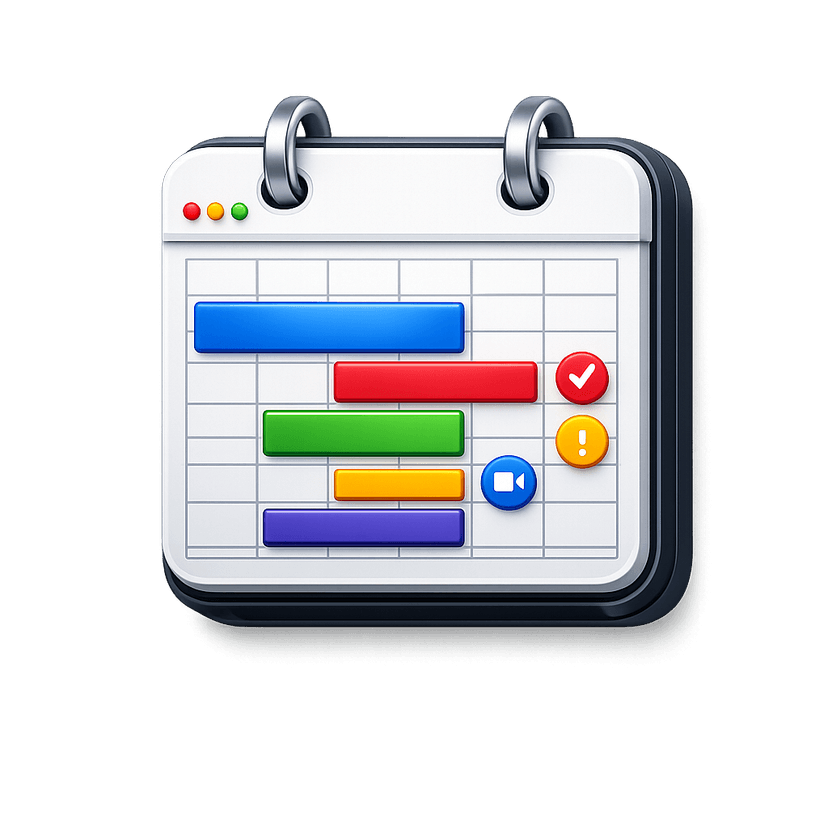 Scheduling software interface