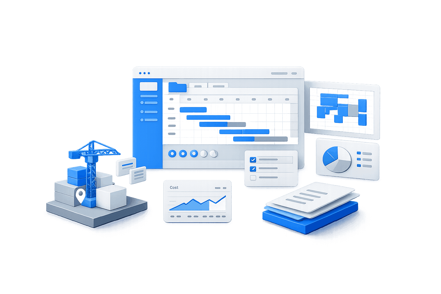ProTrades contractor management software dashboard showing estimates, proposals, and job management for electrical contractors